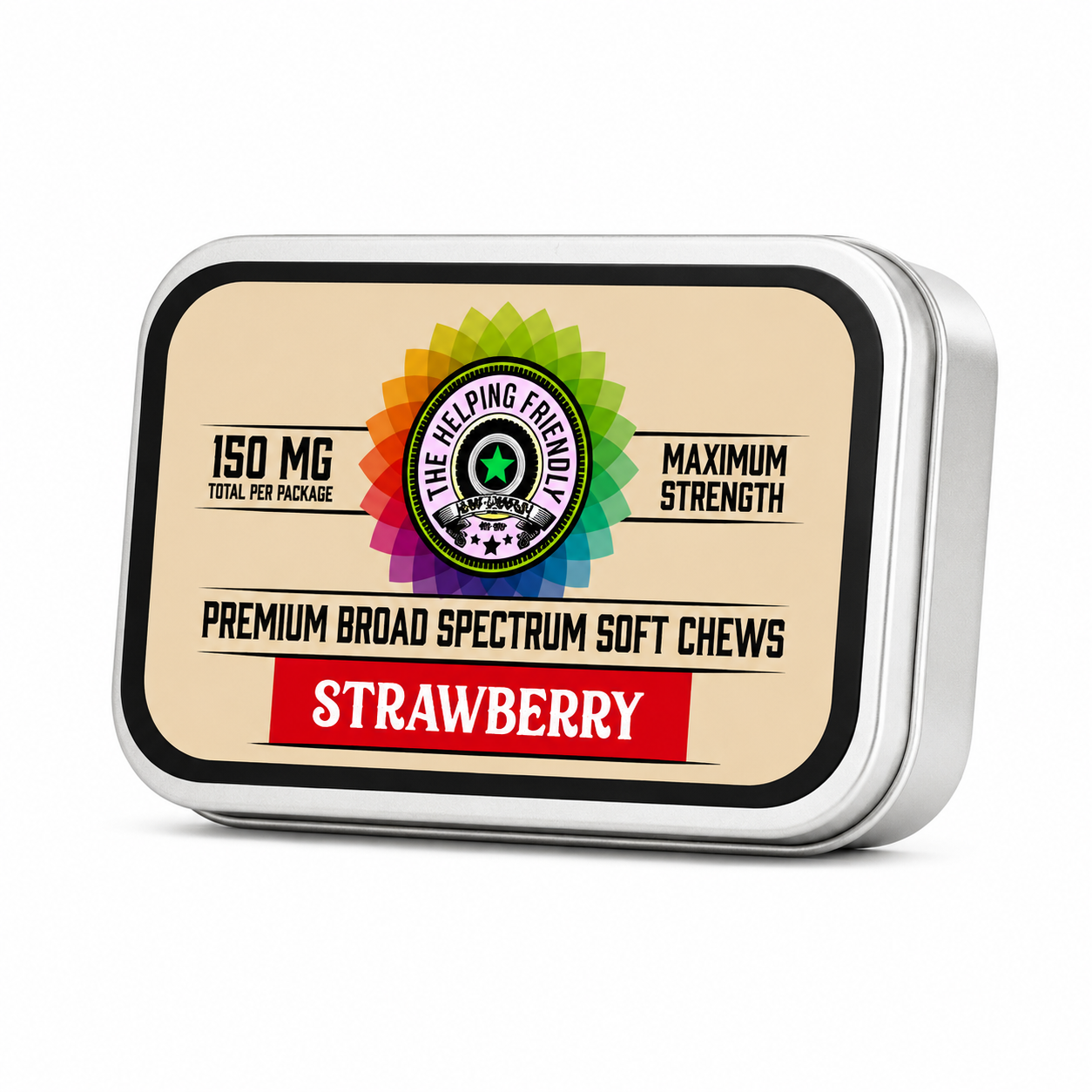 095395bb-c06e-4f4f-8ccd-fea4827d1fe0 Helping Friendly Hemp Premium Broad Spectrum 150mg Soft Chews - Image 1