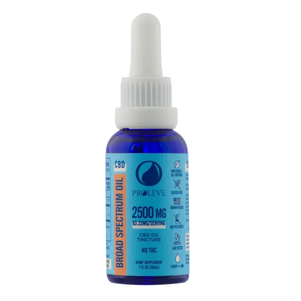 2500mg Broad Spectrum CBD Tincture