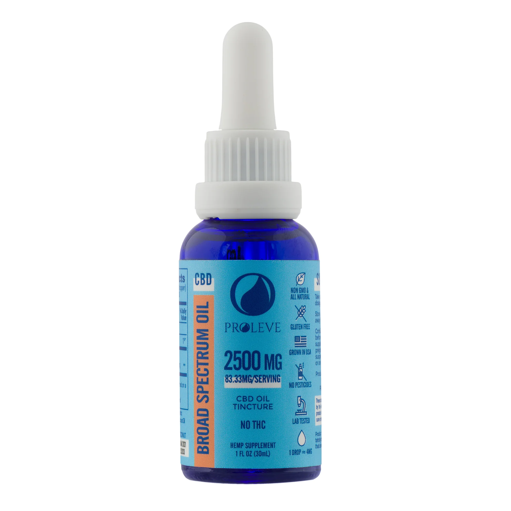 2500BSOTincture 2500mg Broad Spectrum CBD Tincture - Image 1