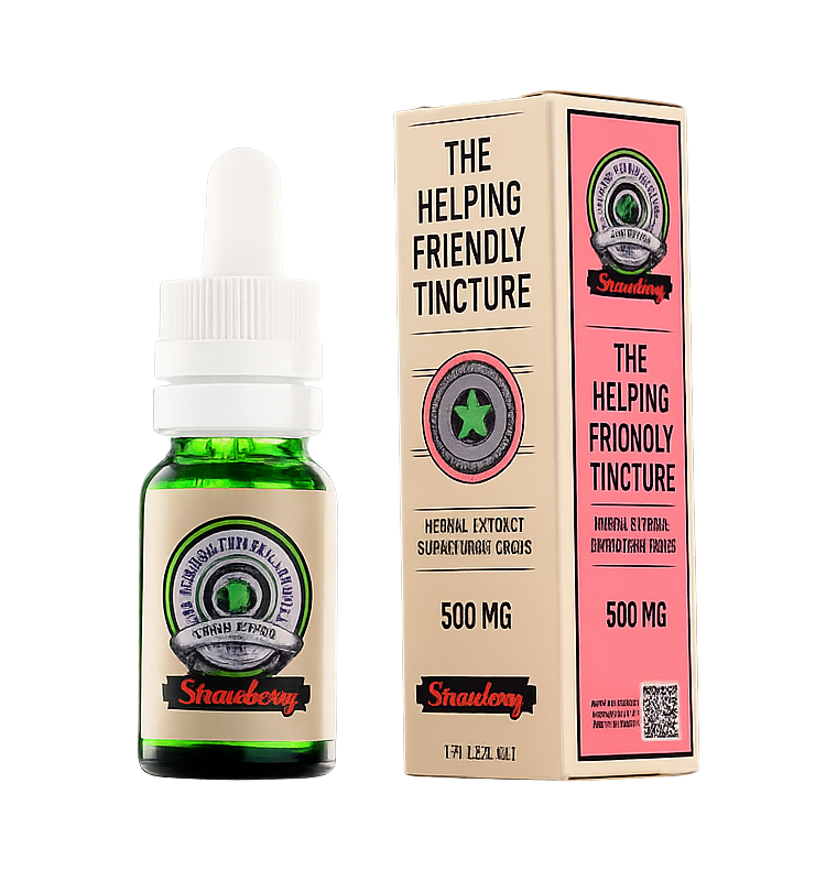3d167115-a3b7-446e-9318-93b1e7a46494 Helping Friendly Hemp 15ml 500mg CBD Isolate Tincture - Image 1