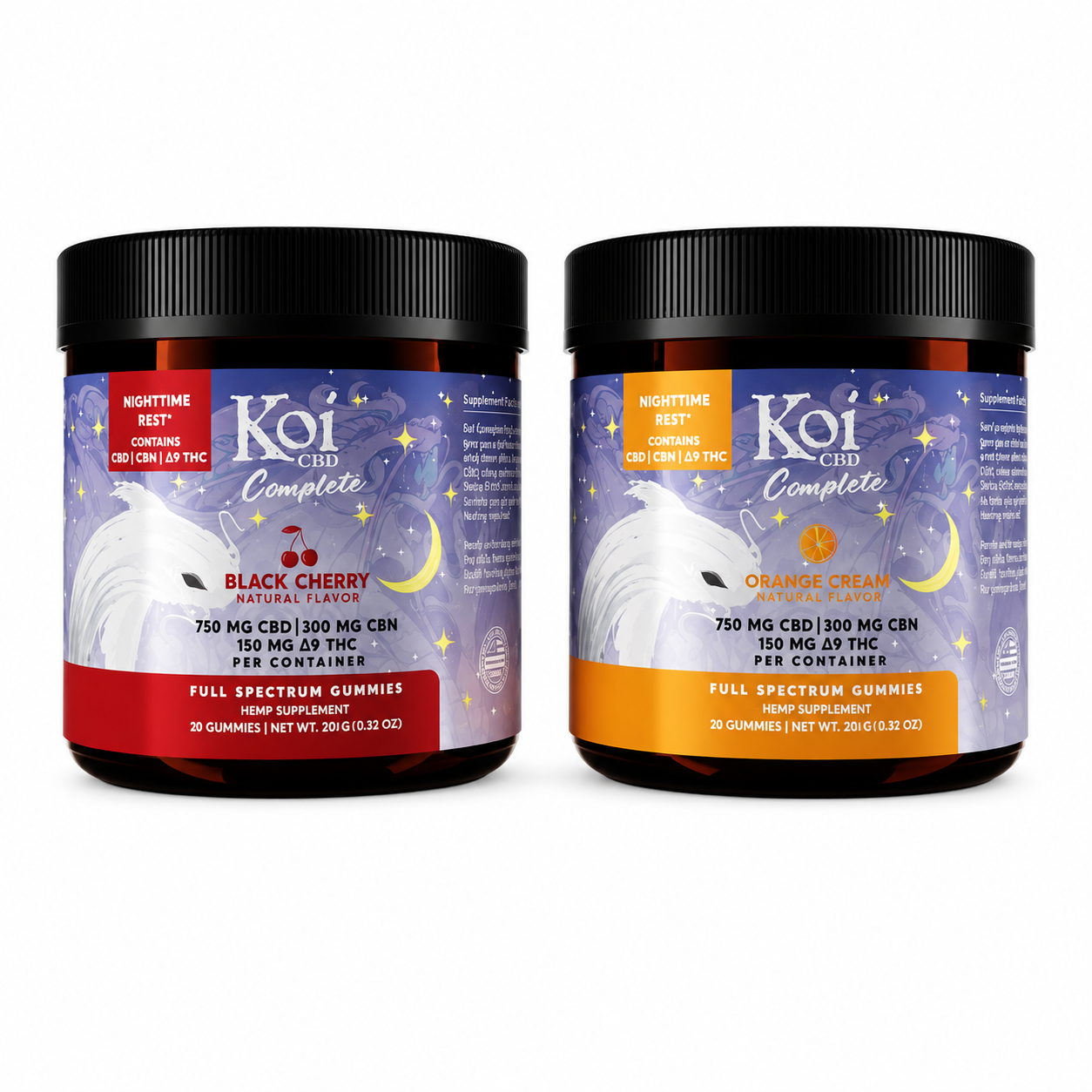 8ba2d602-7684-49ca-9372-b3733eef5ec6 Koi Complete Full Spectrum CBD Gummies | Nighttime Rest - Image 1