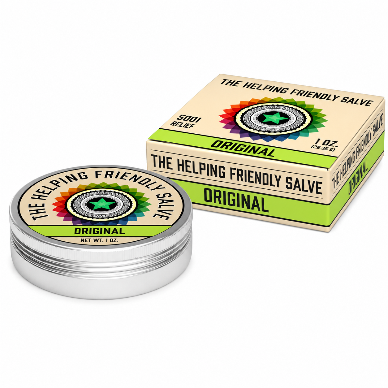 a30e0213-1fd1-43cd-9ba2-0ce5e7daaa9c Helping Friendly Hemp Broad Spectrum CBD Salve 1oz Original - Image 1
